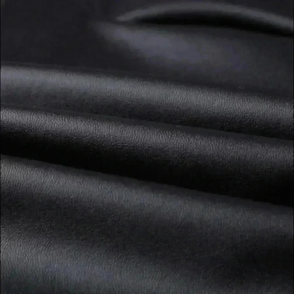 Black Skinny Faux Leather Leggings - Picture 6 of 7